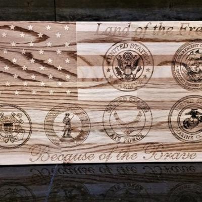 Flagwithmilitary